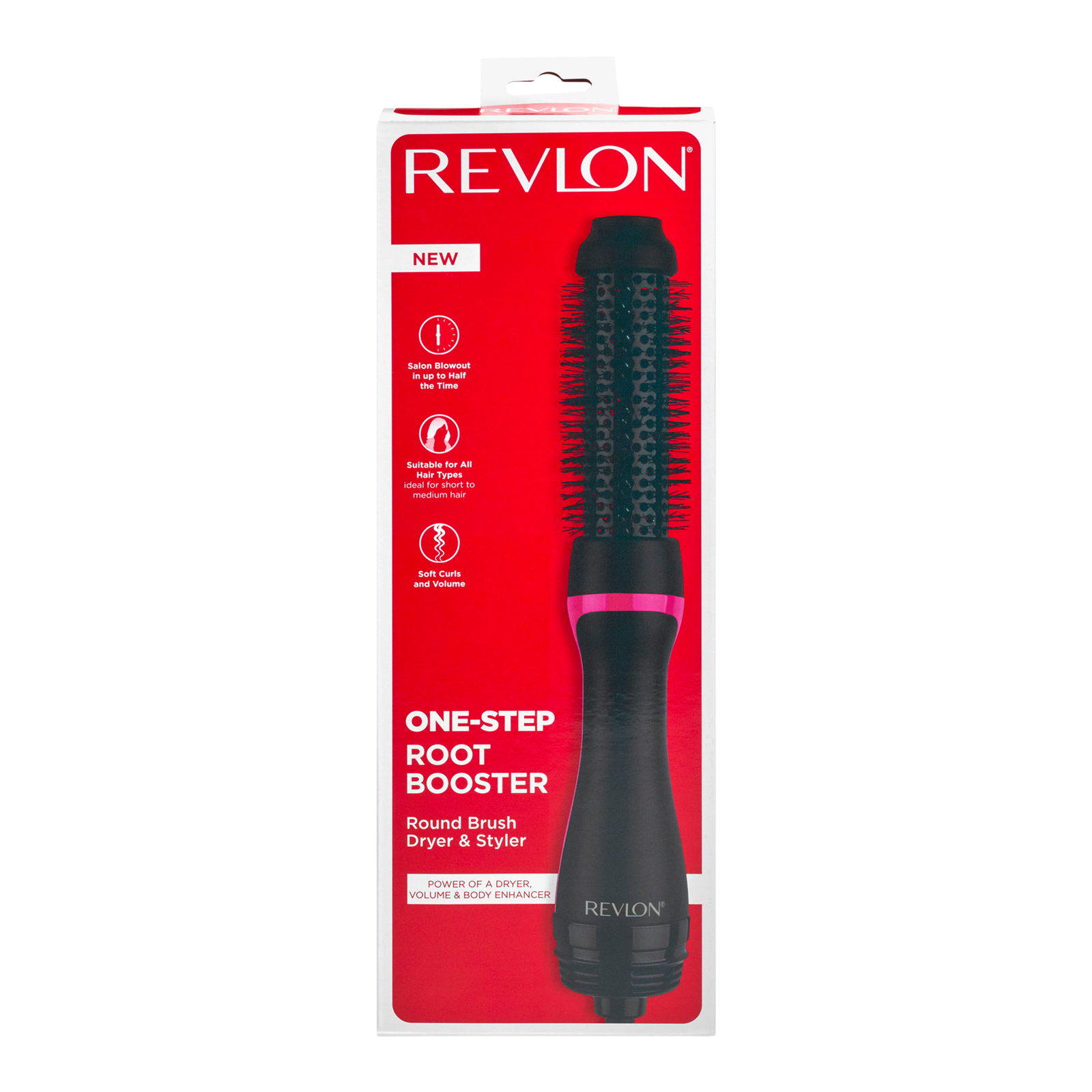 One-Step 1-1/2'' Root Booster Round Brush Dryer and Styler