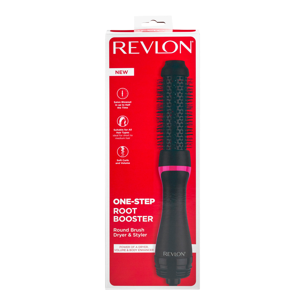 Revlon store One-Step 1-1/2'' Root Booster Round Brush Dryer and Styler