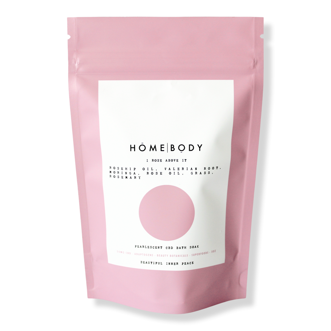 Homebody I Rose Above It Pearlescent CBD Bath Soak #1