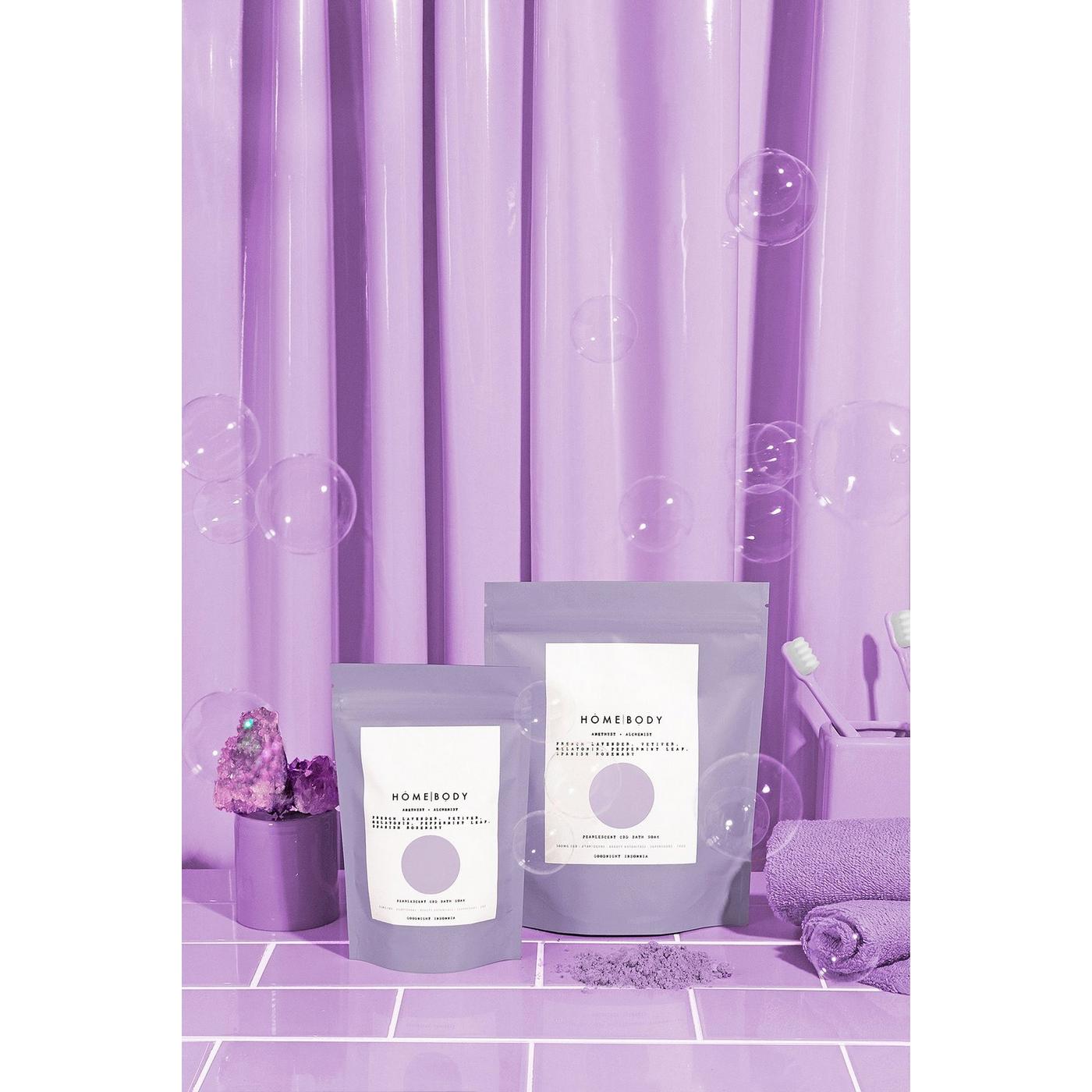 Amethyst + Alchemist Pearlescent CBD Bath Bomb Soak - 5.0 oz