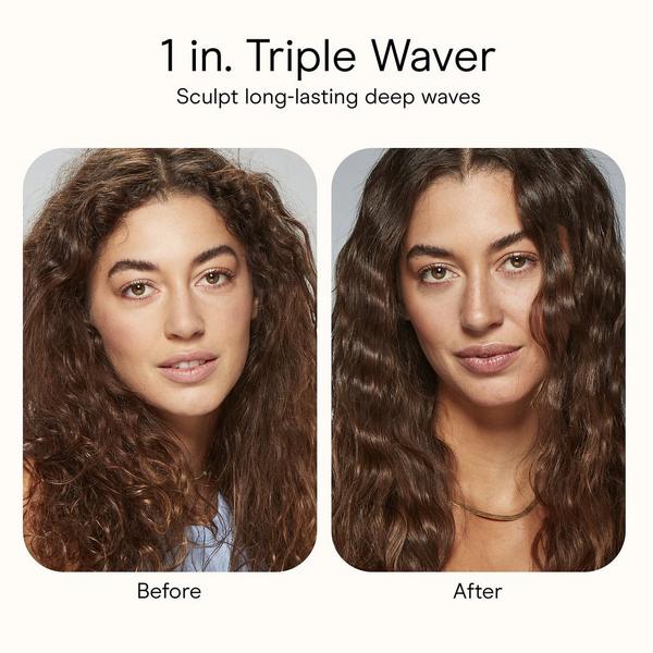 Conair InfinitiPRO By Conair Triple Barrel Tourmaline Ceramic Waver #8