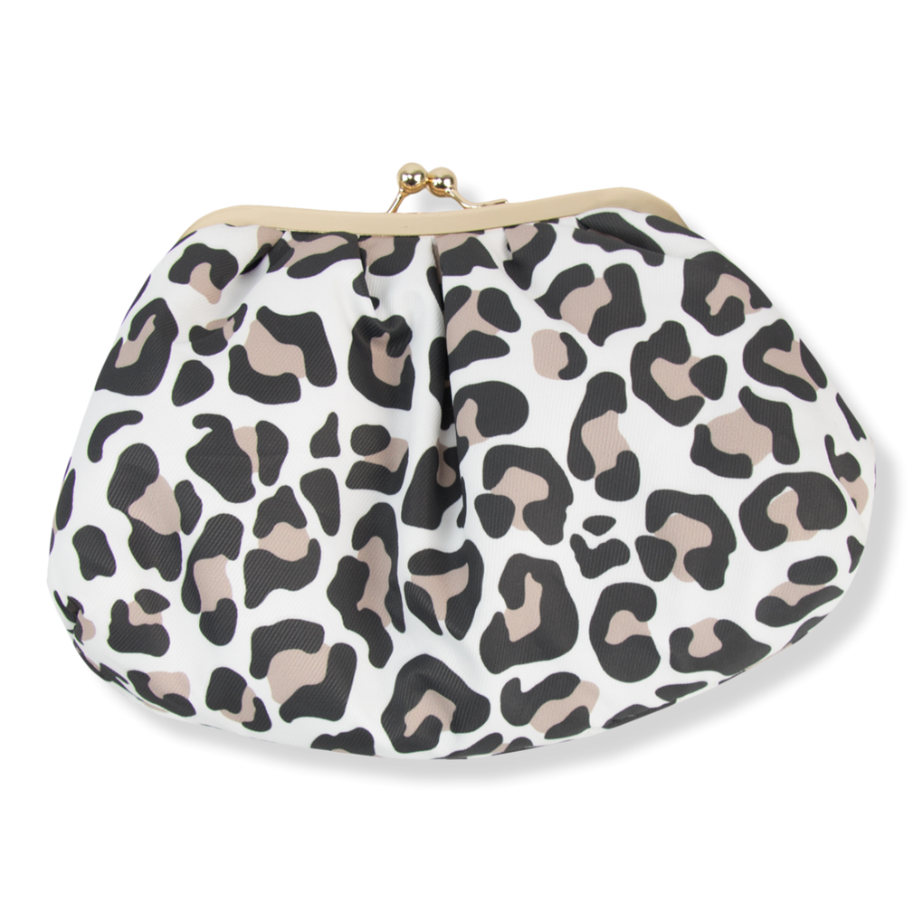 Mini Open Flat Makeup Bag Leopard