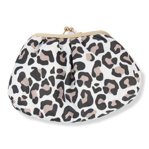 Leopard Print Clutch Bag