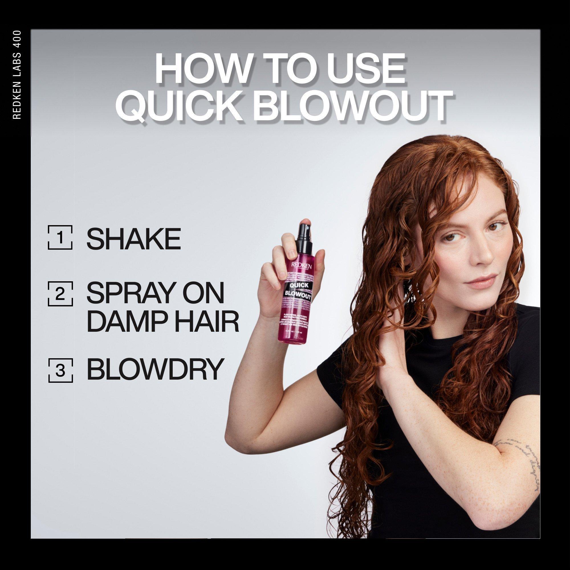 Redken Quick Blowout Spray - Thumbnail 3