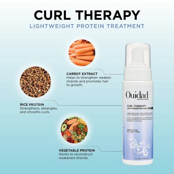 Ouidad Curl Therapy Lightweight Protein Foam Hair Treatment #3