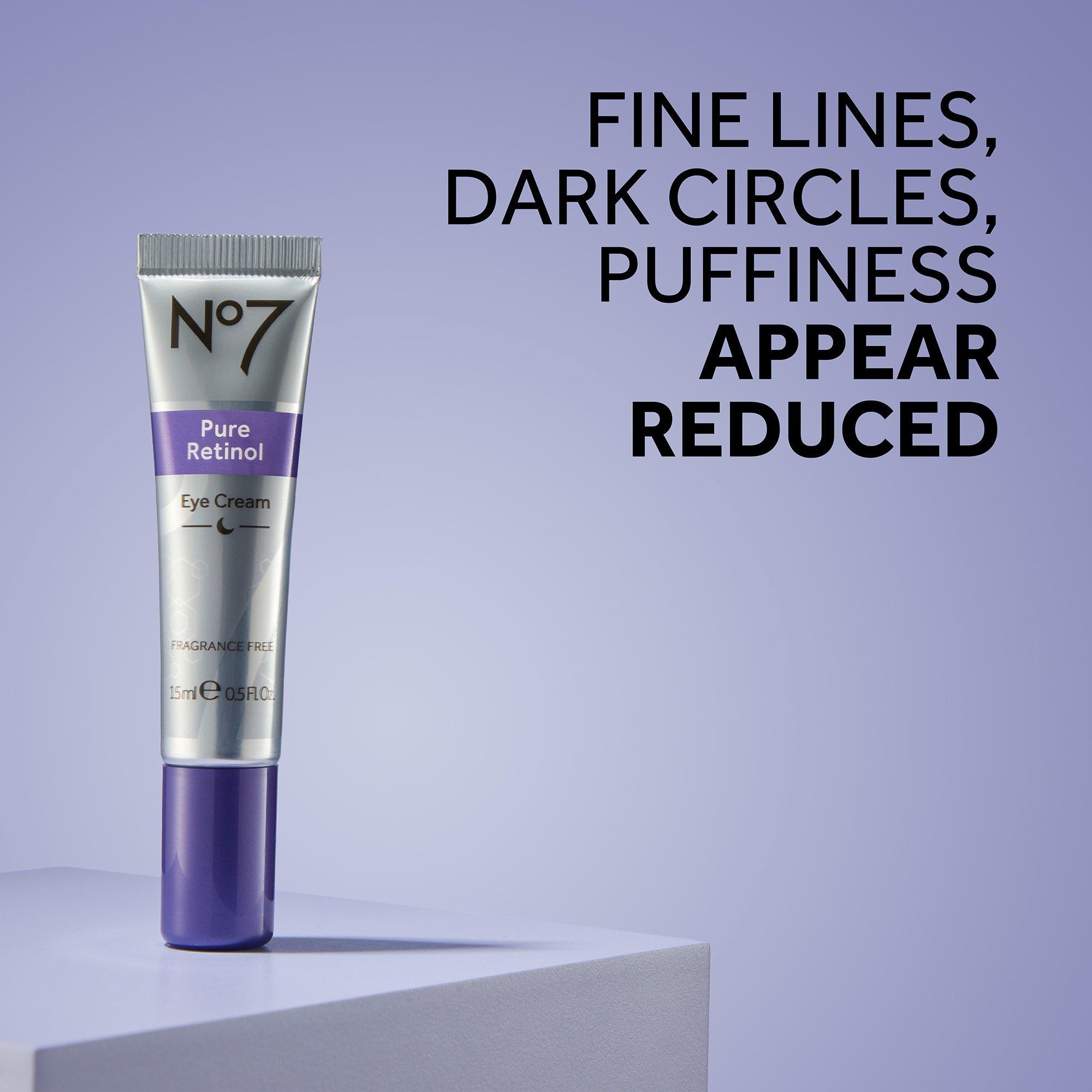 Крем для кожи вокруг глаз с ретинолом без отдушки No7 Pure Retinol — фото 5