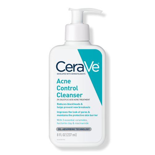 Acne Control Face Cleanser, 2% Salicylic Acid Acne Treatment