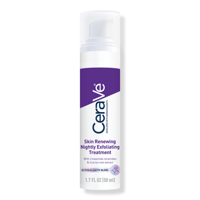 CeraVe Skin Renewing Nightly Exfoliating Treatment, Anti-Aging Face Serum