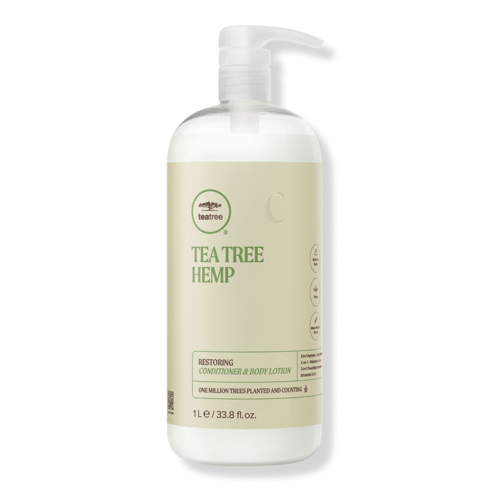 Paul Mitchell Tea Tree Hemp Restoring Conditioner & Body Lotion - 33.8 oz