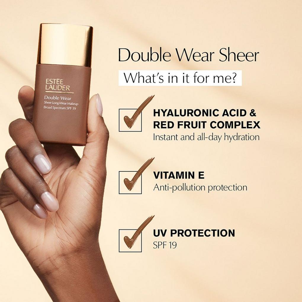 Double Wear Sheer Long-Wear Foundation SPF 19 - Estée Lauder