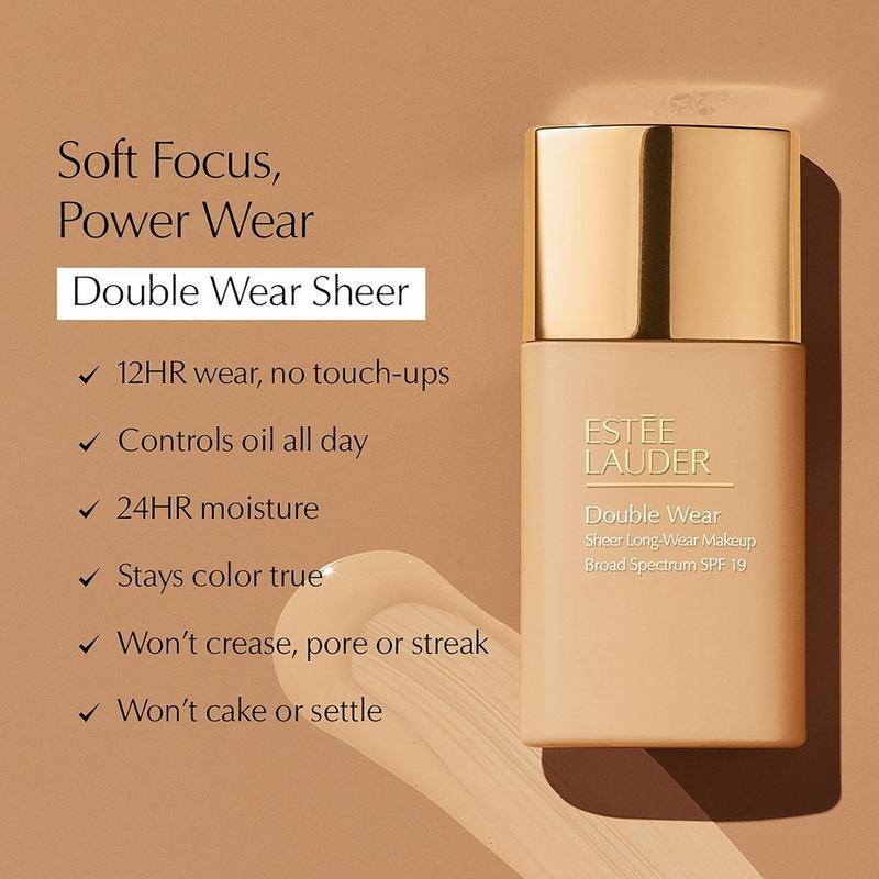 Estée Lauder Double Wear Sheer Long-Wear Foundation SPF 19 #8