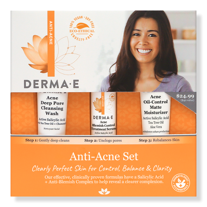Derma E Dermatologist Recommended Anti-Acne Starter Kit #1