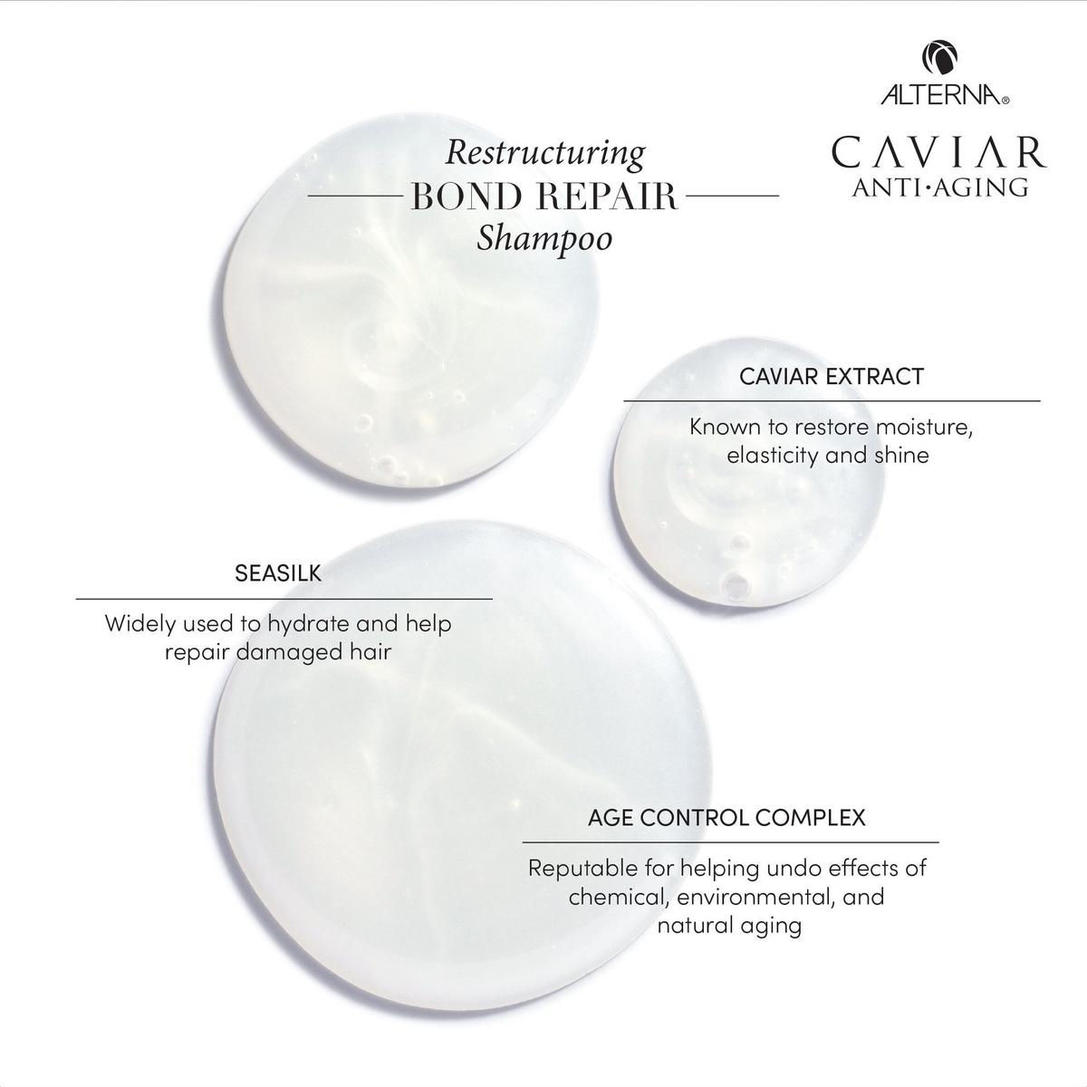 Caviar Anti-Aging Restructuring Bond popular Repair Shampoo and Conditioner 16.5 oz