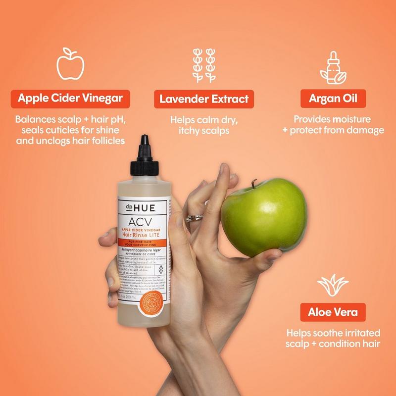 dpHUE - 8.5 oz Apple Cider Vinegar Hair Rinse Lite | Ulta Beauty