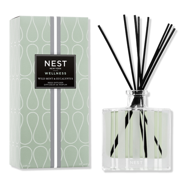 NEST New York Wild Mint & Eucalyptus Reed Diffuser #1