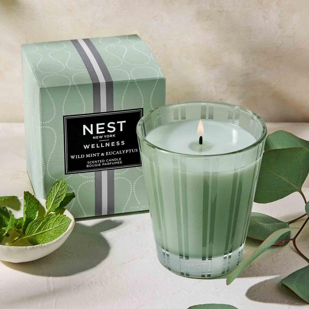 Wild Mint & Eucalyptus Classic Candle - NEST Fragrances