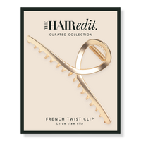 Gold French Twist Claw Clip