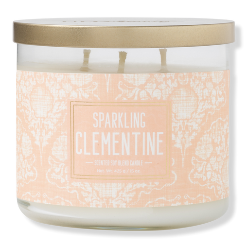 A ulta Sparkling Clementine Scented Soy Blend Candle