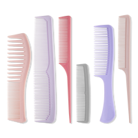 6 Piece Assorted Style Comb Set