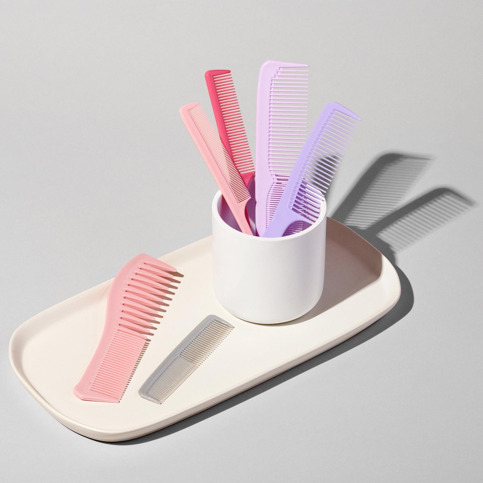 6 Piece Assorted Style Comb Set