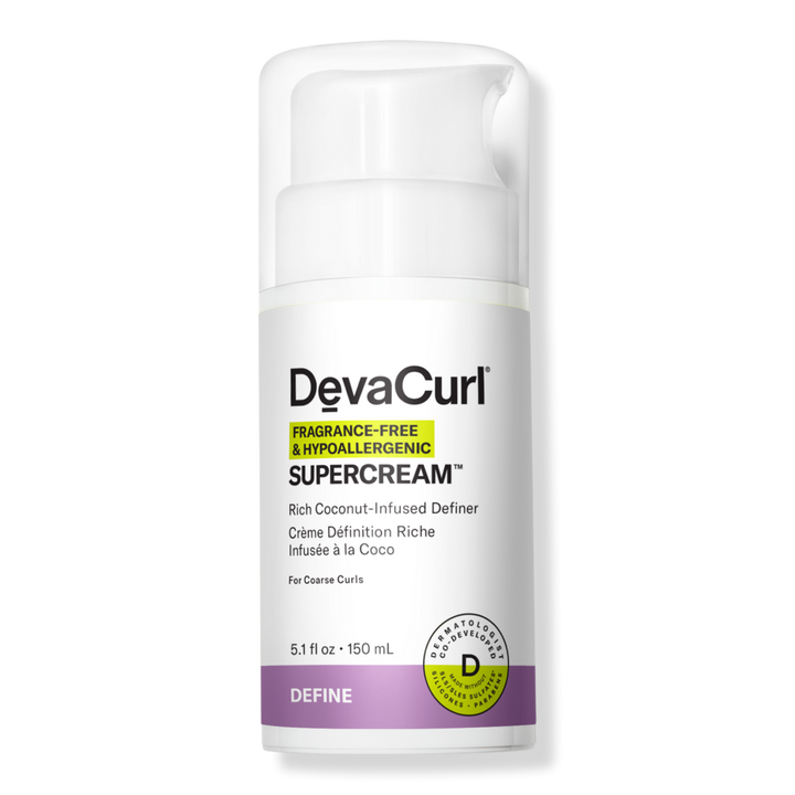 DevaCurl Fragrance-Free SUPERCREAM Rich Coconut-Infused Definer #1