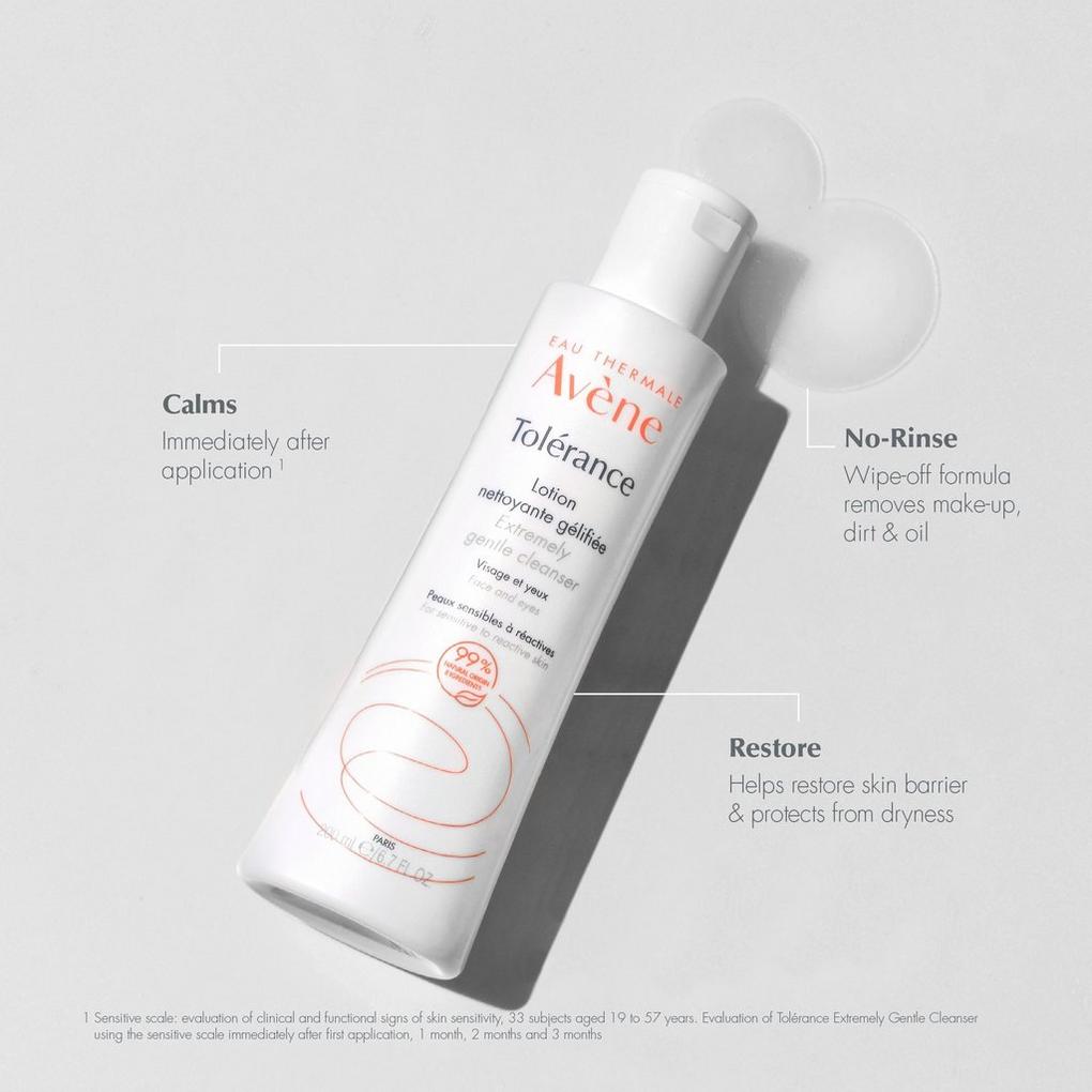 Eau Thermale Avene Gentle Milk Cleanser, 6.7 Fl Oz 