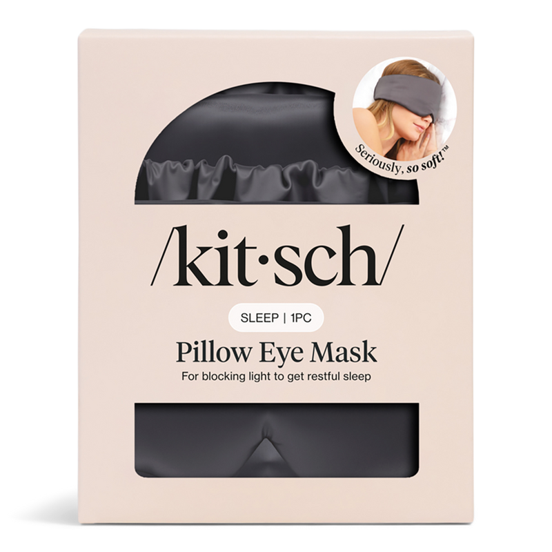 Kitsch - Charcoal Satin Pillow Sleeping Eye Mask | Ulta Beauty