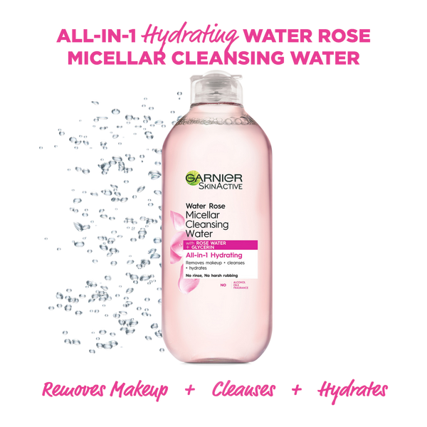 Agua Micelar Limpiadora SkinActive con Agua de Rosas 3