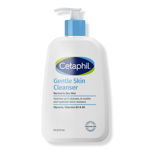 Cetaphil 8.0 oz Gentle Skin Cleanser Face Wash, For Sensitive Skin