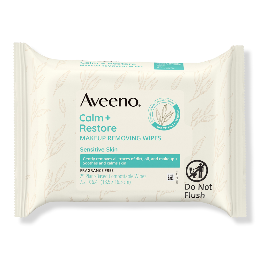 Aveeno Calm + Restore Makeup Remover Wipes #1