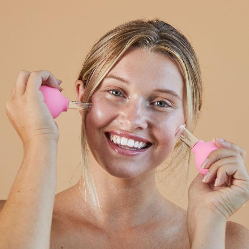 Skin Gym Glowy Glass Face Cupping Set #3