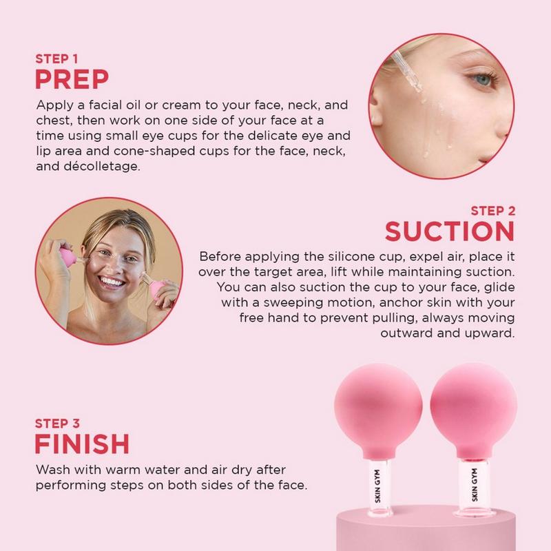 Skin Gym Glowy Glass Face Cupping Set #4