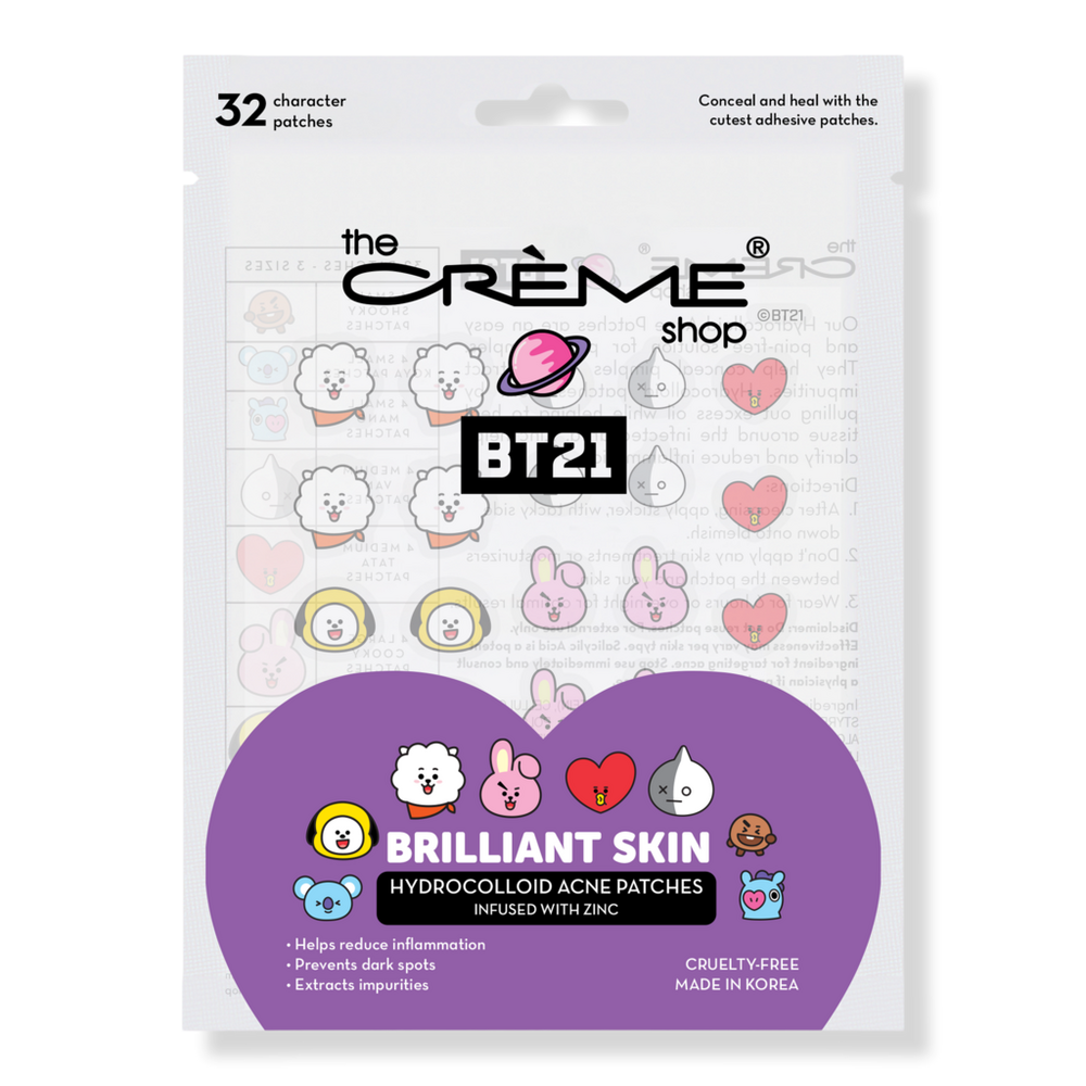 BT21 Brilliant Skin Hydrocolloid Acne Patches