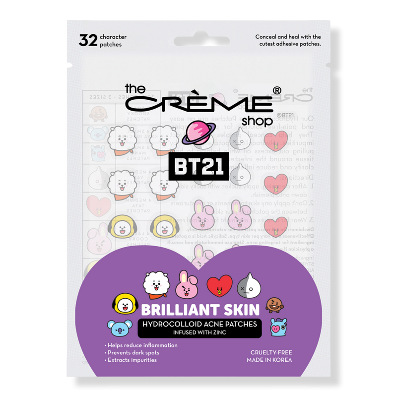 The Crème Shop - BT21 Brilliant Skin Hydrocolloid Acne Patches
