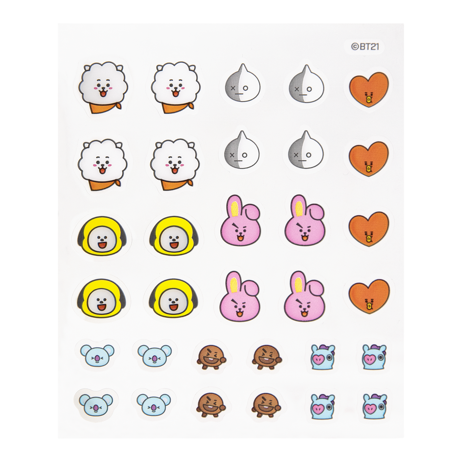 BT21 Brilliant Skin Hydrocolloid Acne Patches