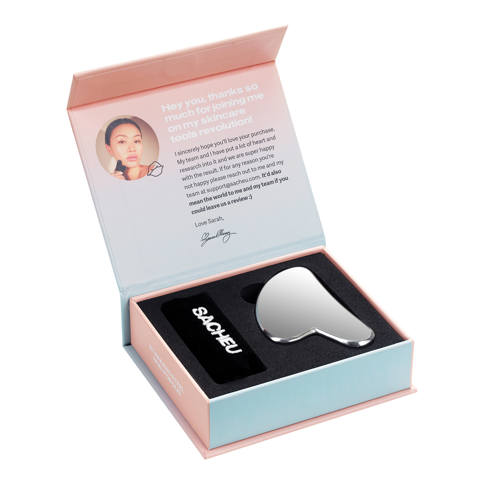 Stainless Steel Non-Porous Gua Sha