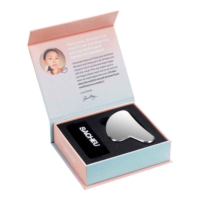 SACHEU Stainless Steel Non-Porous Gua Sha #3