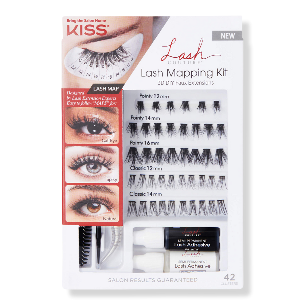 Kiss Lash Couture Faux Extensions Lash Mapping Kit