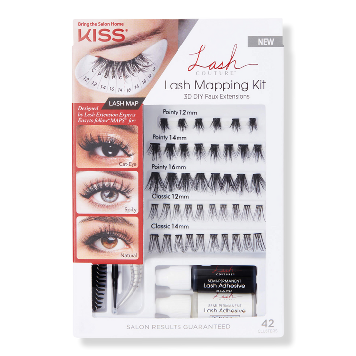 Kiss Lash Couture Faux Extensions Lash Mapping Kit #1