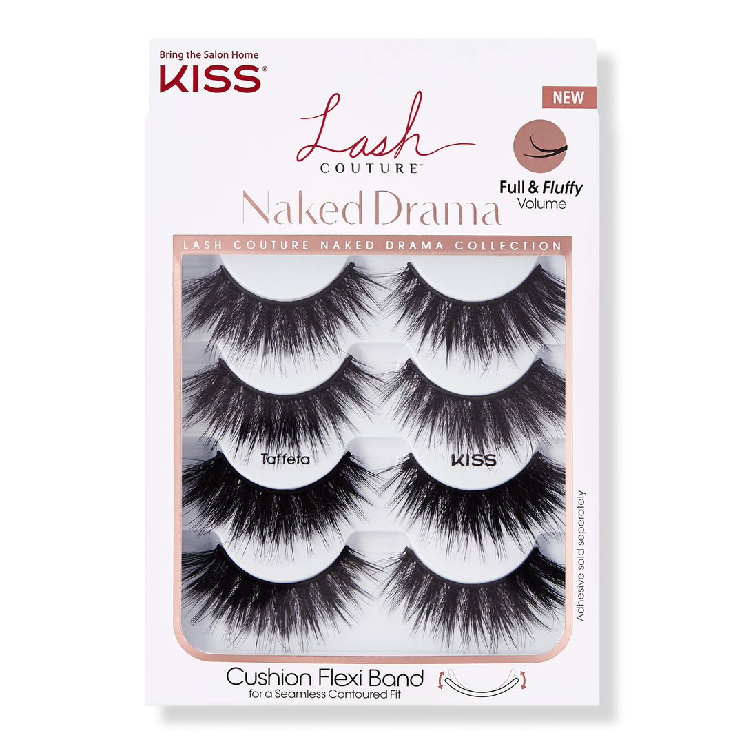 Kiss Lash Couture Naked Drama Taffeta Eyelashes Multi-Pack #1