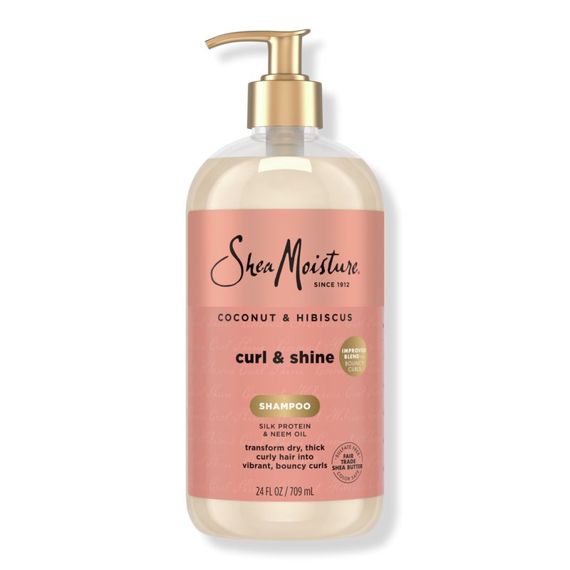 SheaMoisture - 24.0 oz Coconut & Hibiscus Curl & Shine Shampoo
