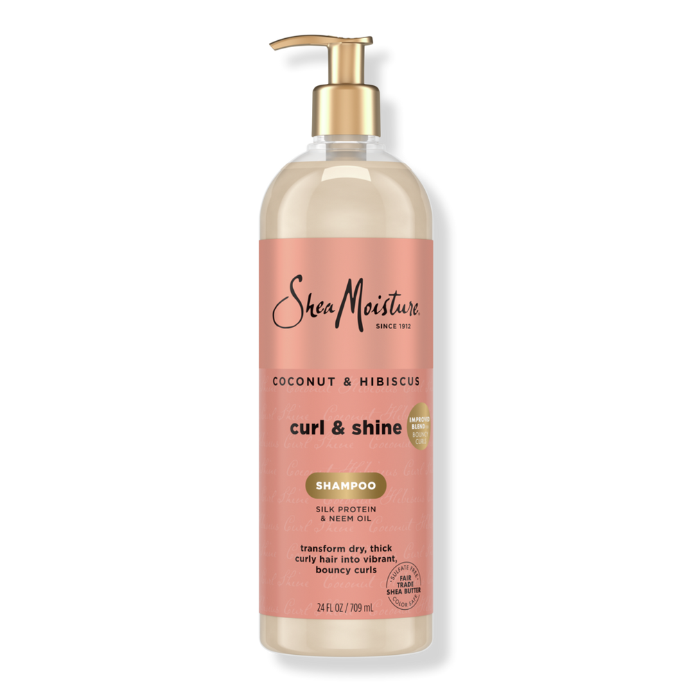 Sheamoisture Coconut & Hibiscus Curl & Shine Shampoo - 24.0 oz