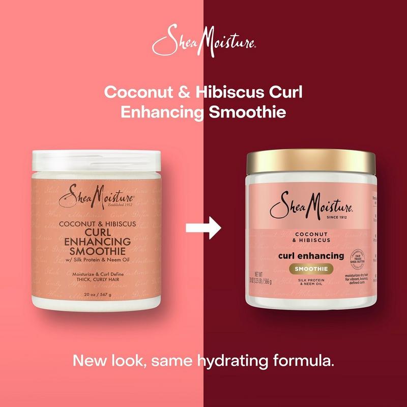 SheaMoisture - 20.0 oz Coconut & Hibiscus Smoothie Curl Enhancing