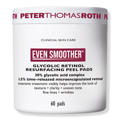 Peter Thomas Roth Even Smoother Glycolic Retinol Resurfacing Peel Pads