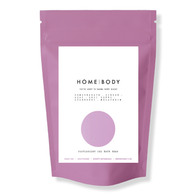 Homebody You're About To Become Berry Sleepy Pearlescent CBD Bath Soak