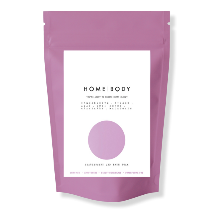 Homebody You're About To Become Berry Sleepy Pearlescent CBD Bath Soak #1