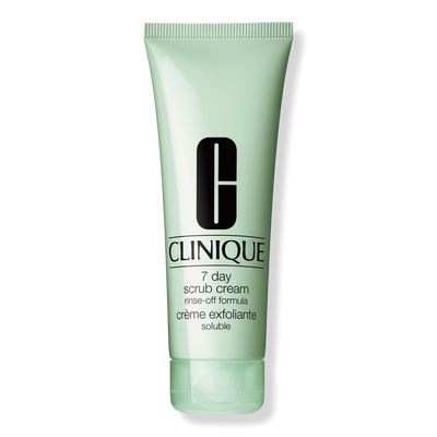Clinique 7 Day Face Scrub Cream Rinse-Off Formula