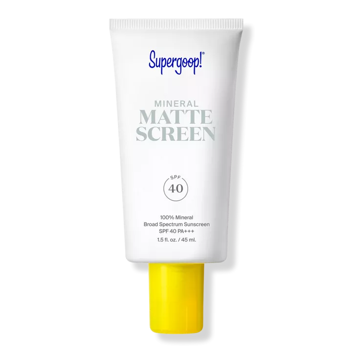 Supergoop Mineral sunscreen.