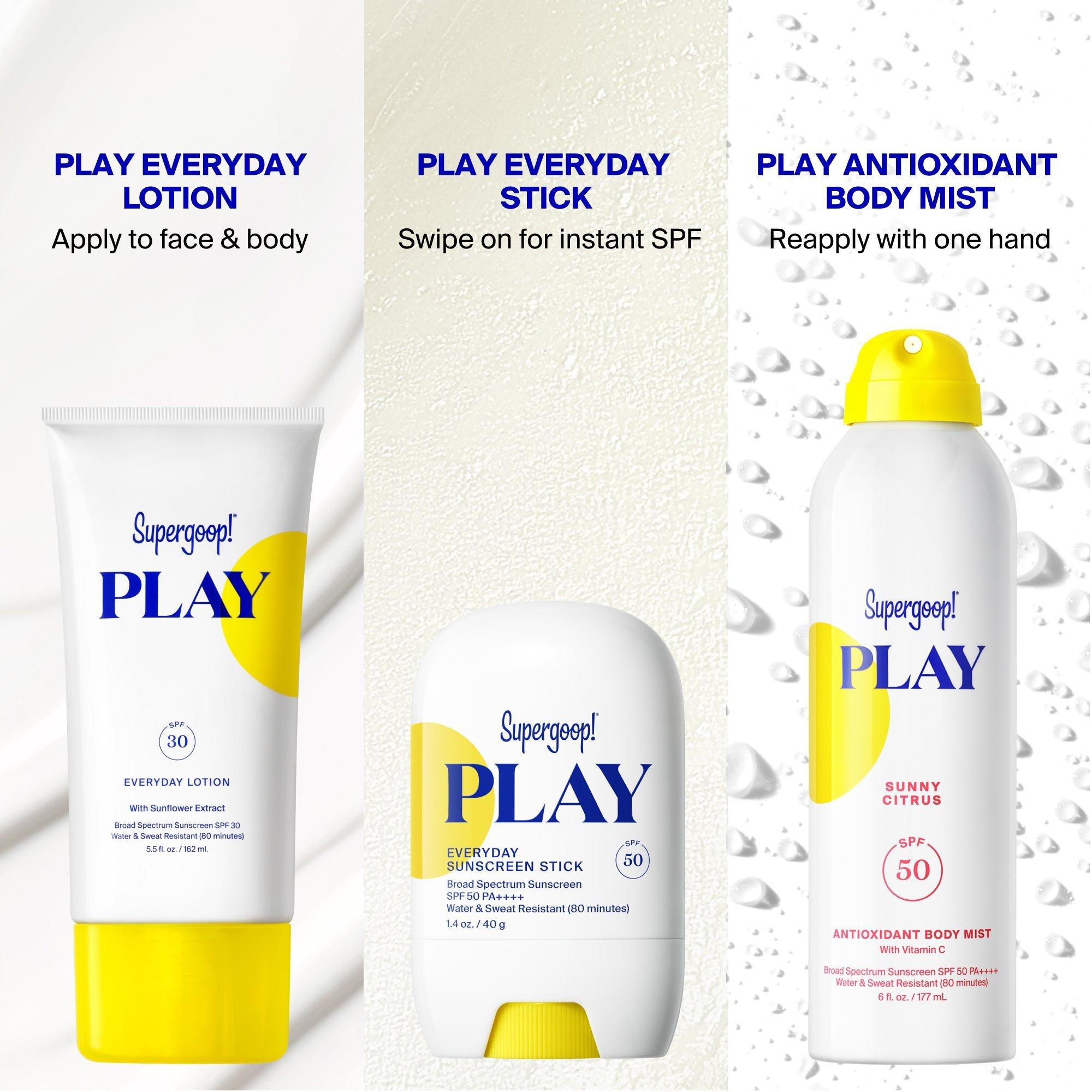 Солнцезащитный лосьон на каждый день Supergoop! Play с экстрактом подсолнечника, SPF 30 — фото 8