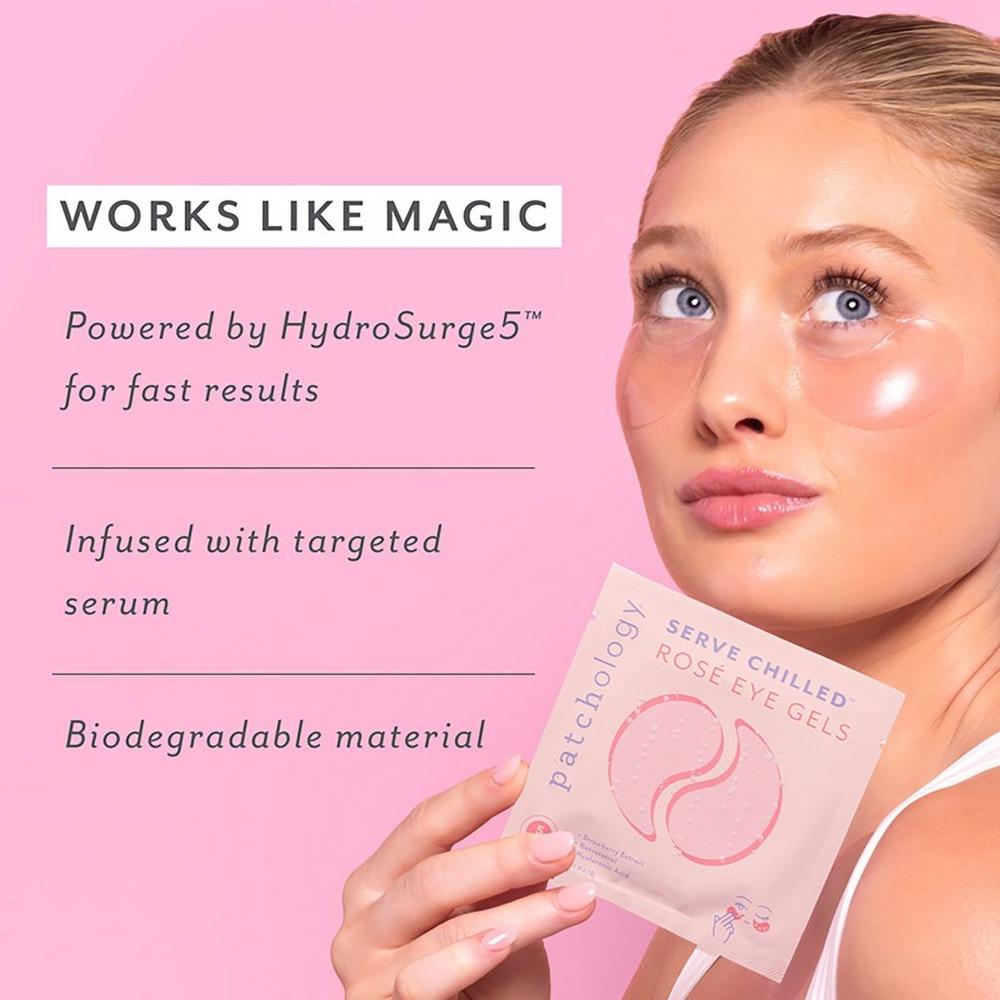 Serve Chilled Rosé Hydrating Eye Gels